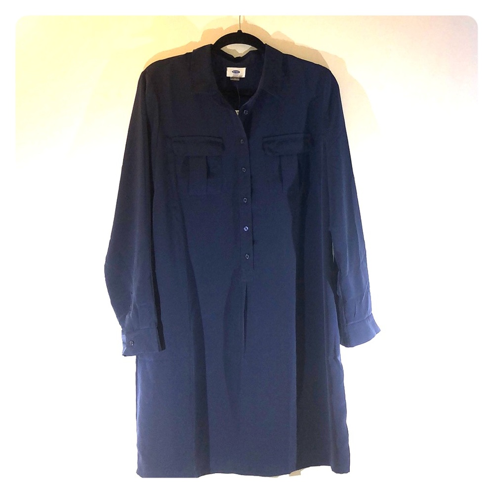 OldNavy Navy Shirt Dress NWT